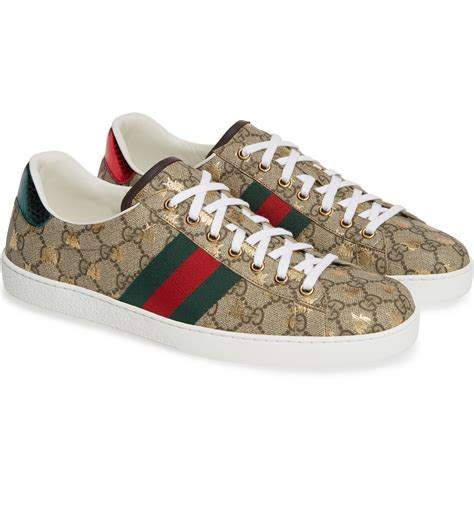 gucci ace shoes nordstrom|gucci ace shoes men.